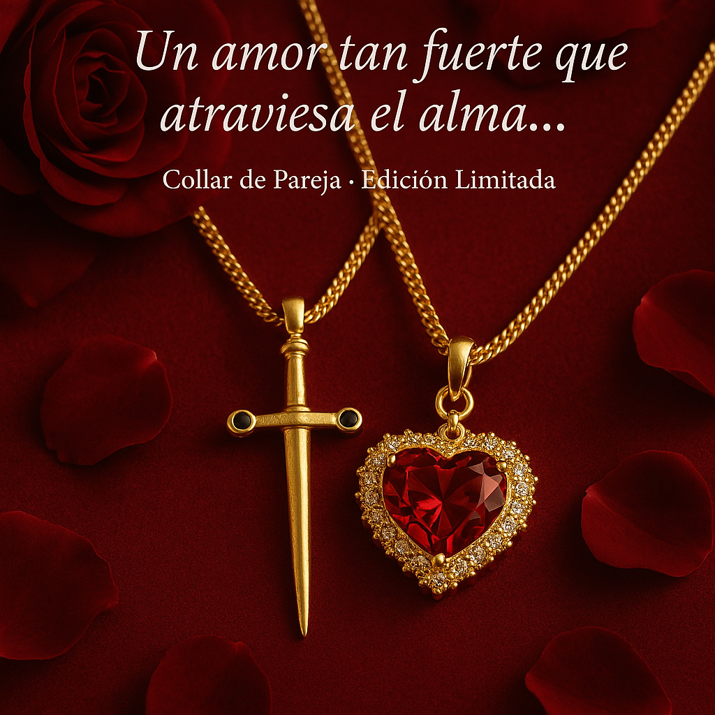 ⚔️Collar de Espada y Corazón ❤️