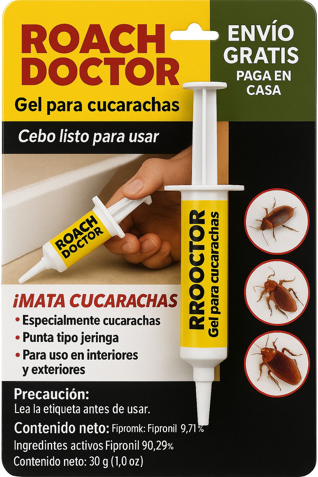 VENENO GEL MATACUCARACHAS 🧪💥